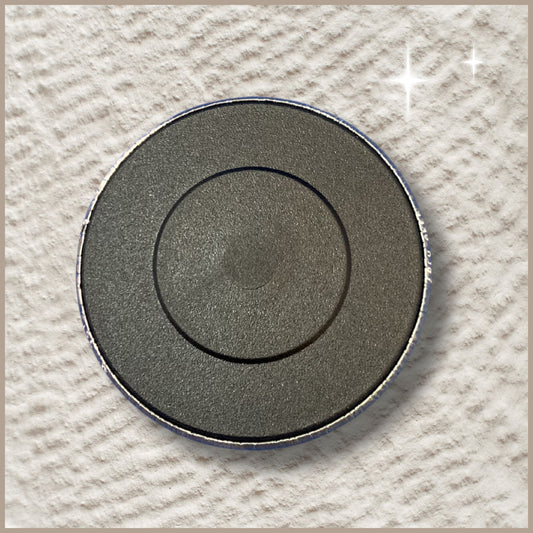 Achterkant van een ronde gepersonaliseerde fotomagneet van 38 mm.