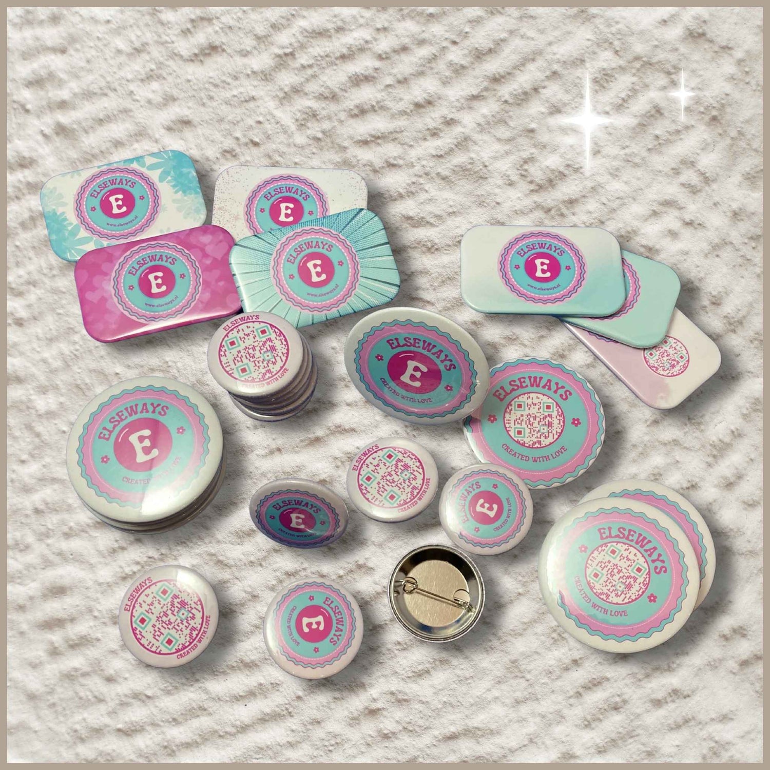 Gepersonaliseerde fotomagneten en foto buttons voor bedrijven, ideaal als relatiegeschenk, promotiemateriaal of giveaway.