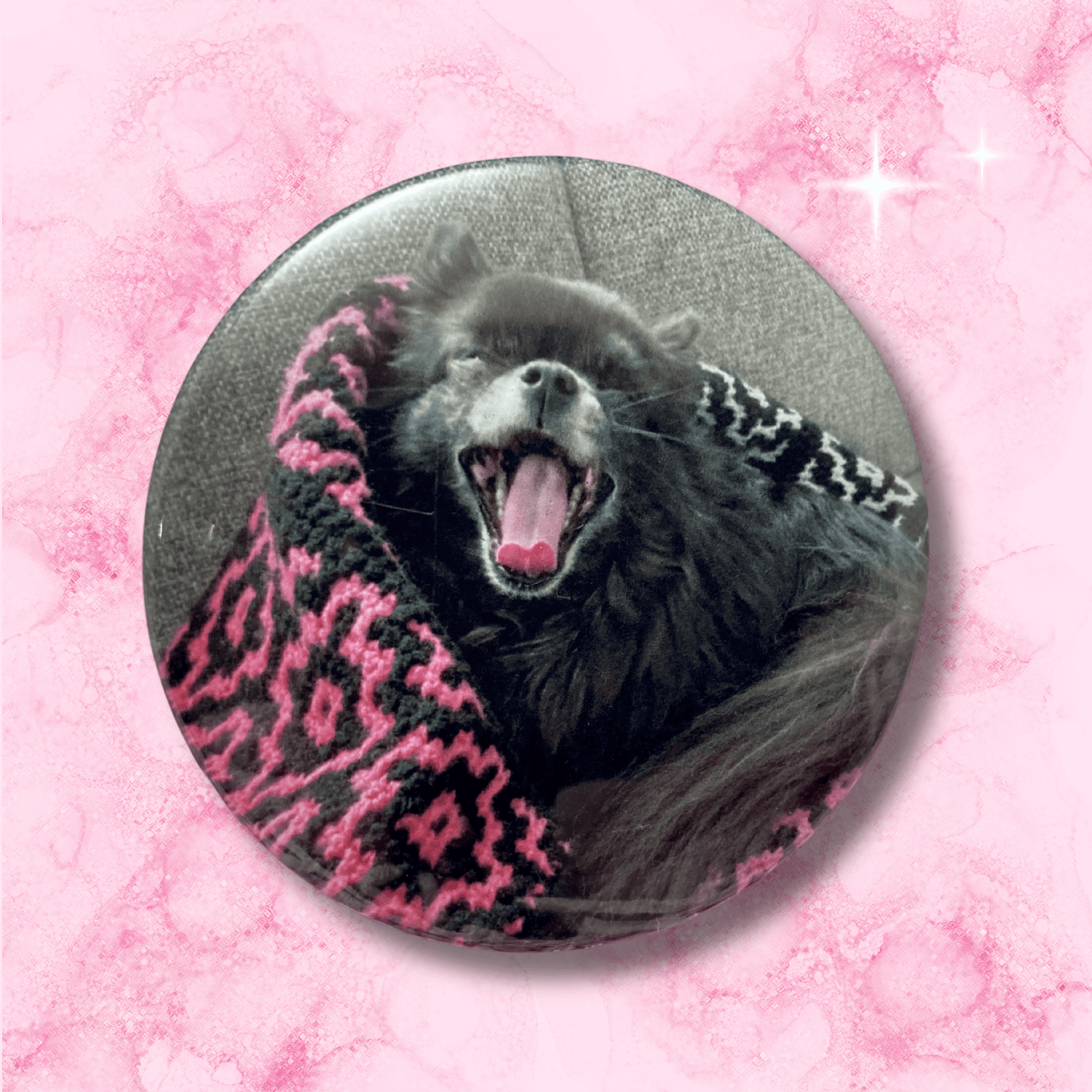 Fotomagneet met Christa (Elseways) haar hondje Chewy