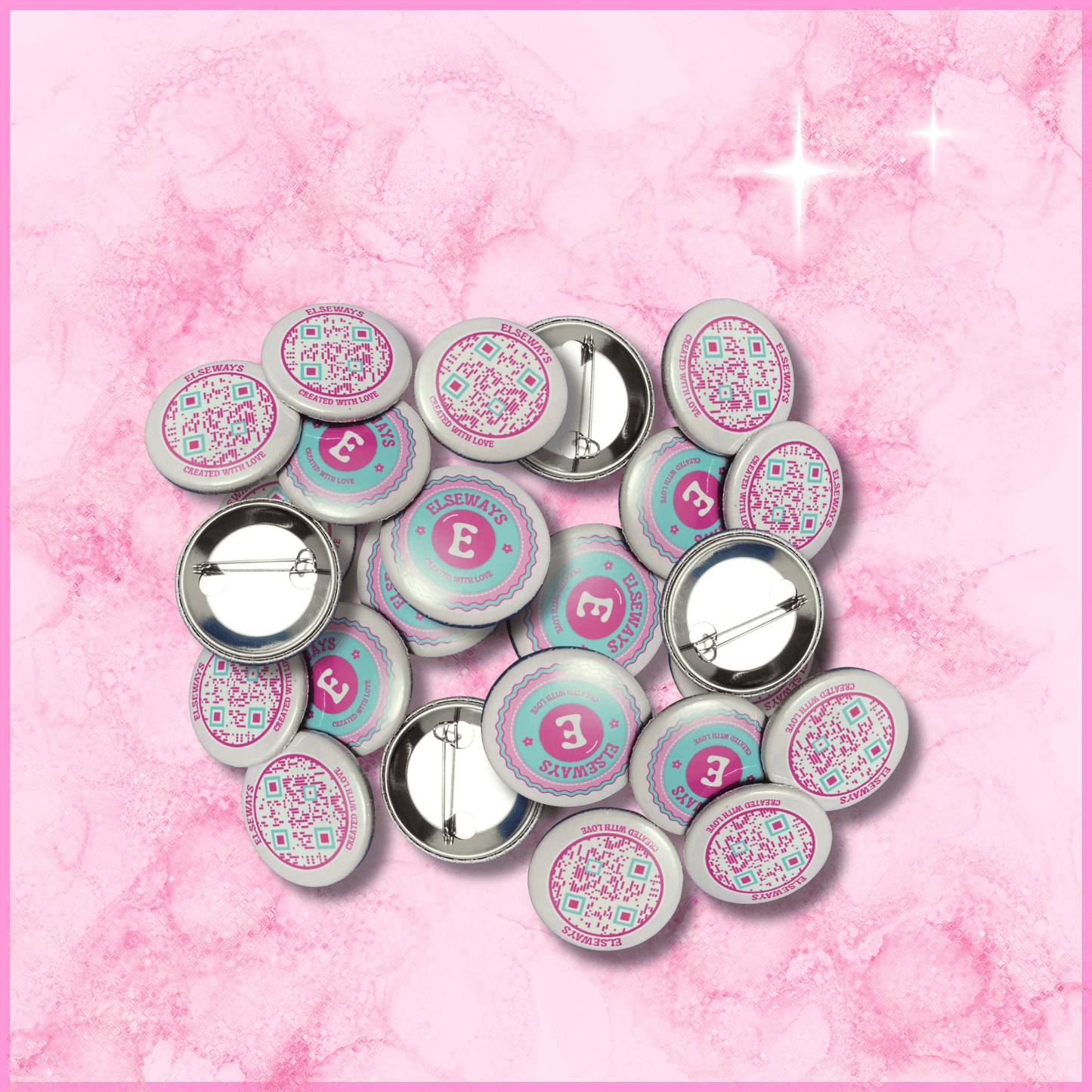 Bedrukte buttons rond (38 mm) - zakelijk