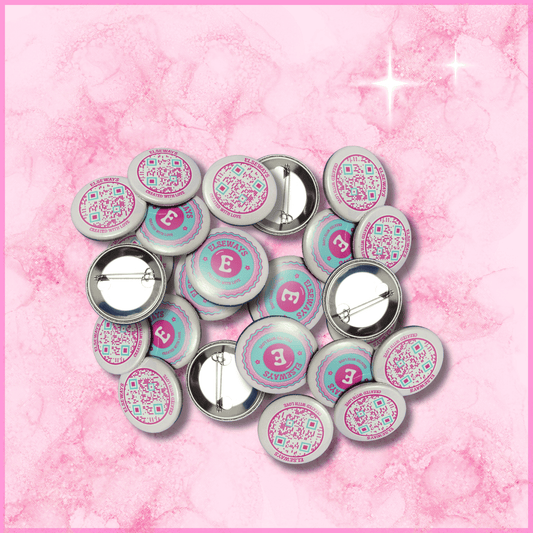 Bedrukte buttons rond (38 mm) - zakelijk