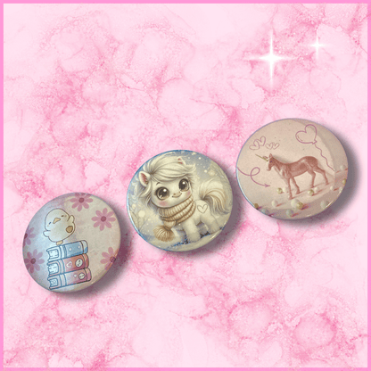 Kleine setjes voor je favoriete momenten - klassieke buttons (59 mm)